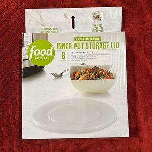 NEW! Food Network Pressure Cooker Inner Pot Storage Lid